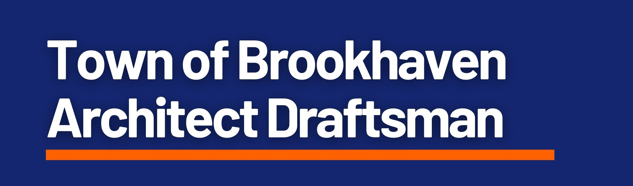 Town of Brookhaven Architect Draftsman